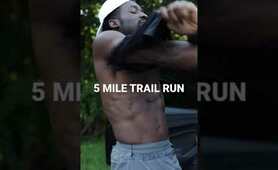 5 mile trail run with me